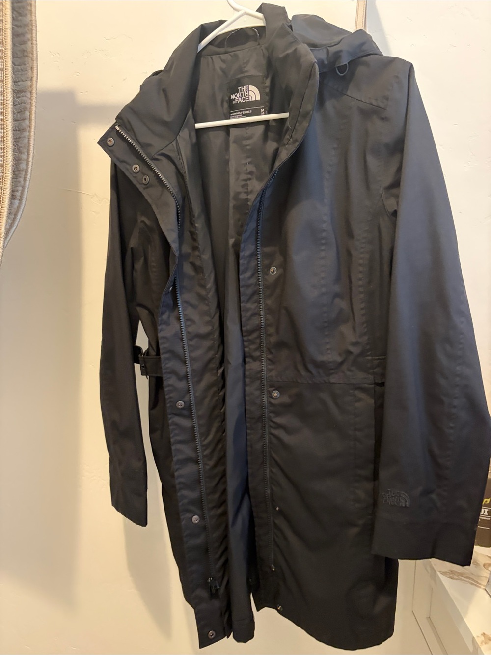 The North Face Black Men's Hooded Raincoat
